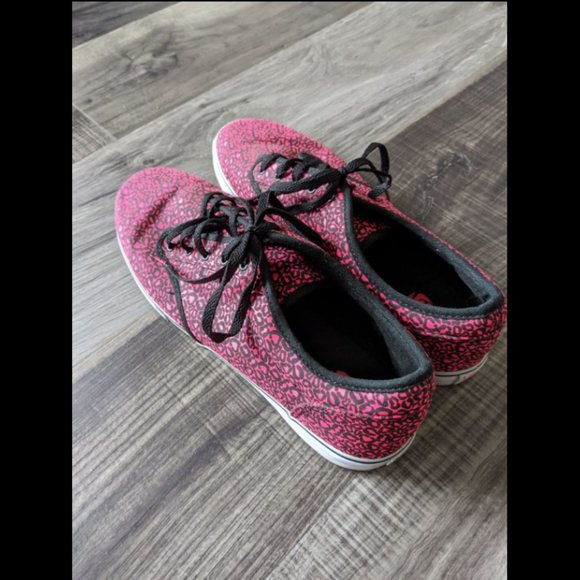Hot Pink Cheetah Print Vans - Picture 2 of 5